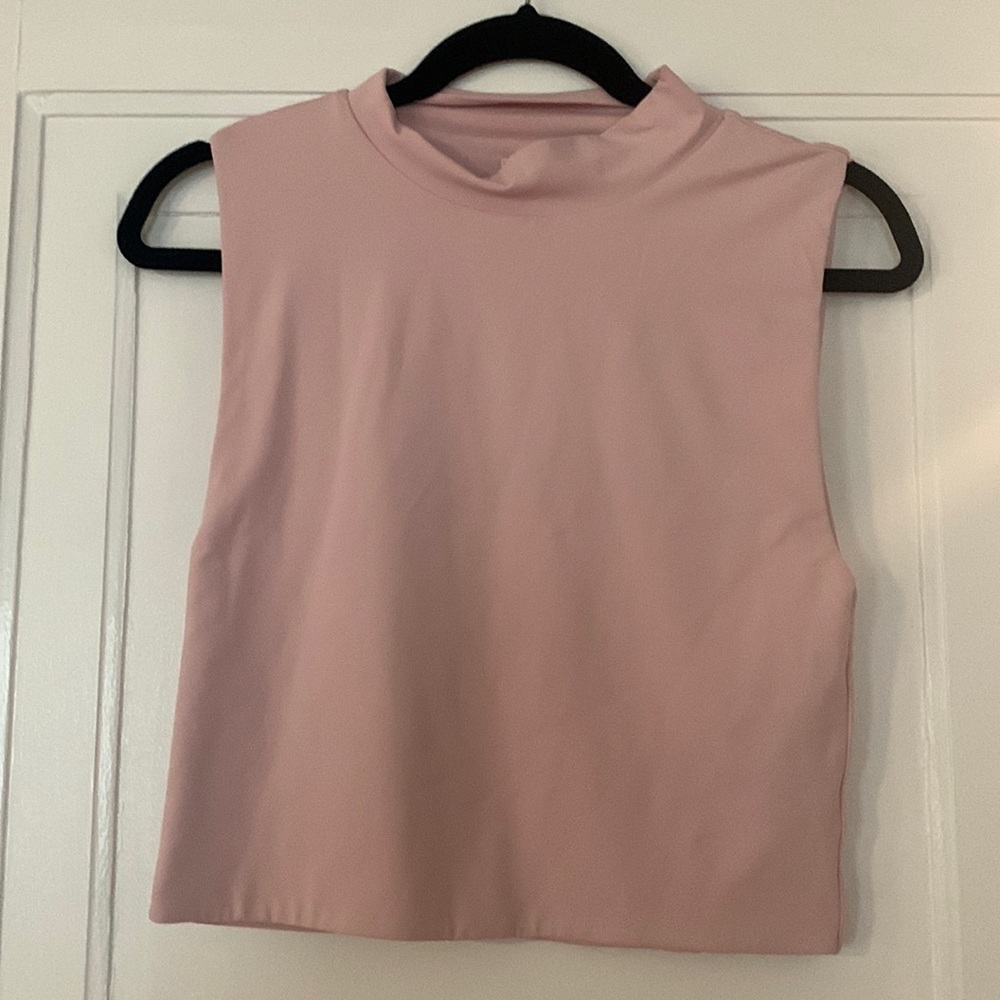 Babaton pink crop top - Size Large